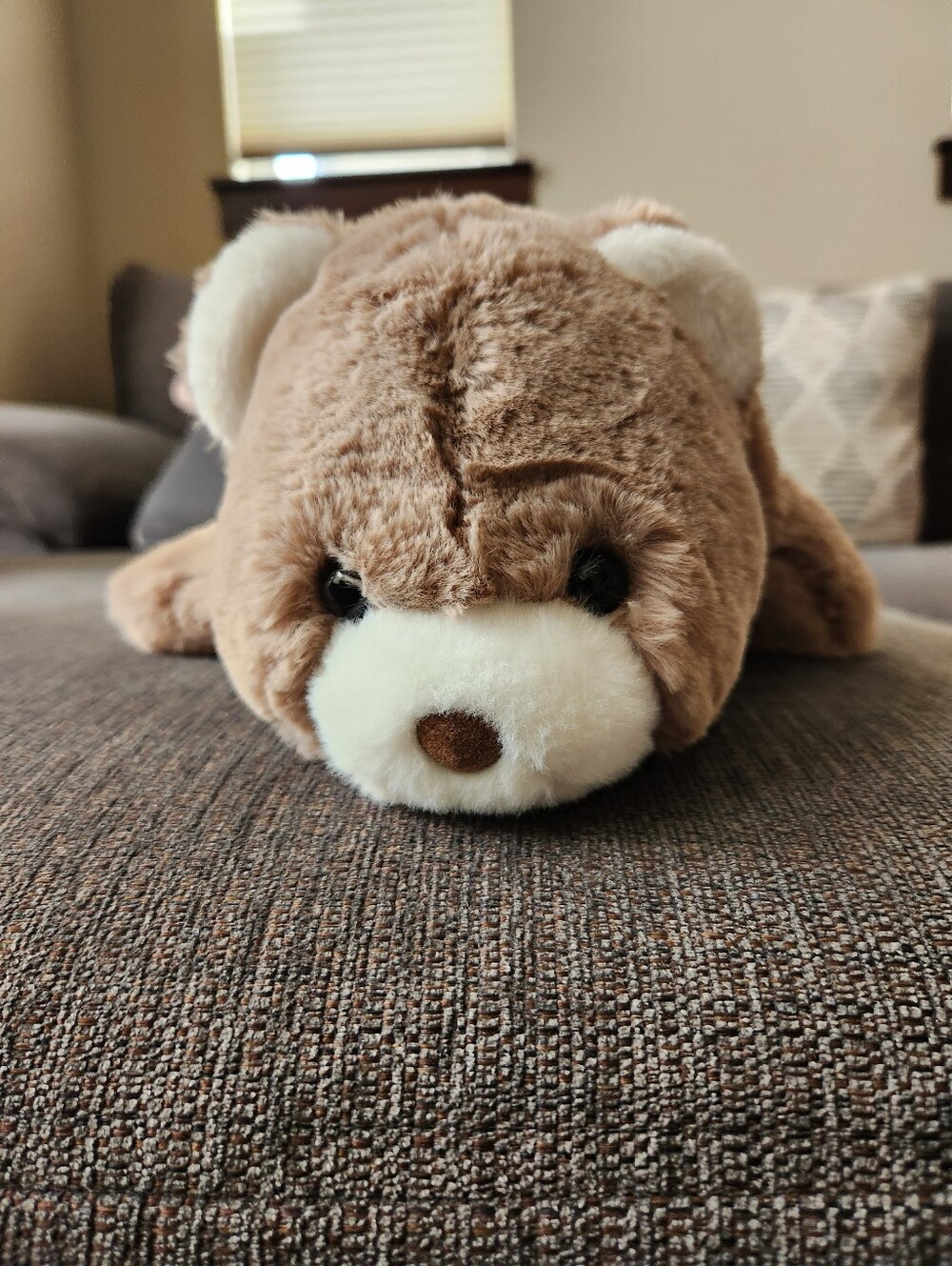 GUND Taupe Plush 10-inch Snuffles Bear